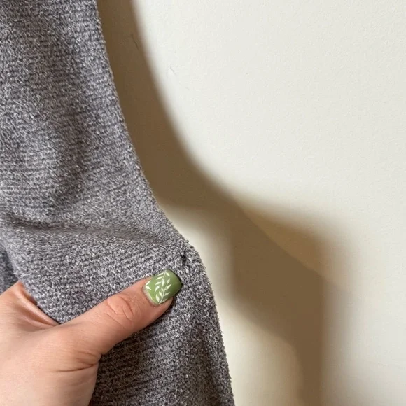 Barefoot Dreams CozyChic Lite Circle Cardigan Blue Gray Size M - Picture 11 of 11